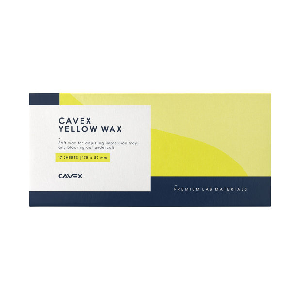 Cavex Yellow Wachs, 17 Platten
