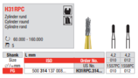 Edenta PowerCut H31RPC Zylinder rund, 5 Stück FG (314)