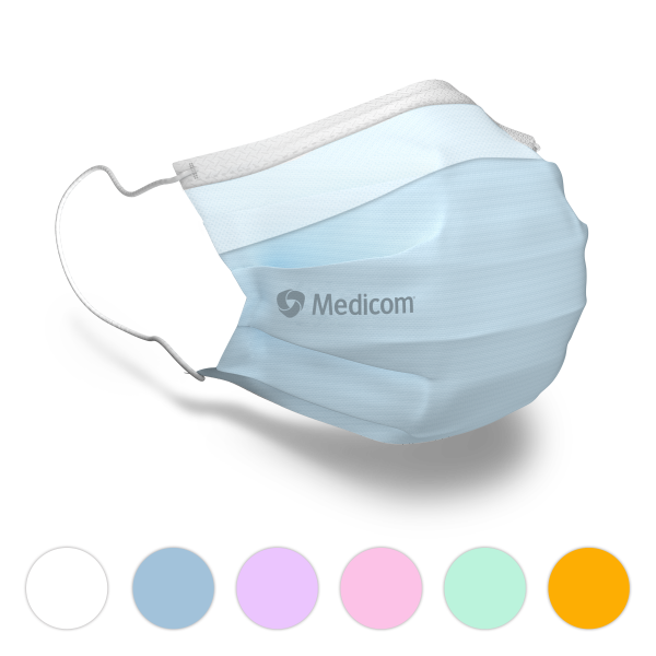 Medicom SafeMask SoftSkin fog-free medizinischer Mundschutz Typ IIR, 50 Stück