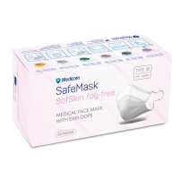 Medicom SafeMask SoftSkin fog-free medizinischer Mundschutz Typ IIR, 50 Stück